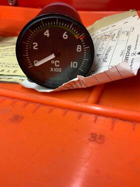S196-1-51ac Weston Sikorsky Temperature Indicator C X 100