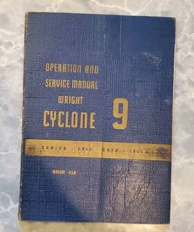 C9gc Wright C9ga Cyclone 9 Engines C9gb And Ops Service Handbook Manual