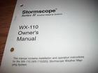 Wx-110 Owners Manual Stormscope