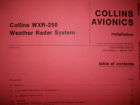 Wxr-250 Radar System Install Manual