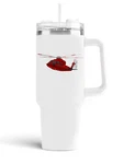 Sikorsky S-76C++ Stainless Steel H2.0 Quencher Tumbler 40OZ. Fixed Price $43.95.
