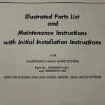 Hughes 500D 500MD 369D Hoist 369H90070 Install, Service, Parts Manual. Fixed Price $69.67.