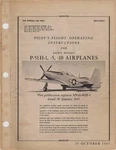 1945 Aaf North American P-51H Mustang Pilots Flight Manual Aircraft Handbook-cd. Fixed Price $29.99.