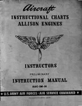 Wwii Usaaf Instructors Manual Charts Allison Engines P-39 P-40 Aircraft. Fixed Price $69.95.