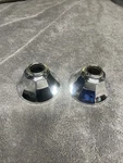 Vintage Bell Chrome Shower Wall Escutcheon Plate .. Fixed Price $22.00.