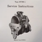 1943 Bendix Scintilla SF7RN-1 Service Instructions Booklet. Fixed Price $105.06.
