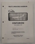Cessna 1976 Centurion Model 210L Pilots Operating Handbook-blown-up Copy. Fixed Price $20.70.