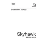 New Cessna 172P & Skyhawk 1983 Pilot's Information Manual (D1231-13). Fixed Price $116.00.