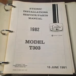 Factory Avionics Wiring Book 1982 Cessna T303. Fixed Price $131.40.