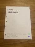 Sony Idc Interface BKE-9002 Installation And Maintenance Manual. Fixed Price $25.00.
