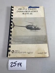 Rare OH-58A Pilots Indoctrination Manual 1969 Bell Helicopter Book 25F9. Fixed Price $364.99.