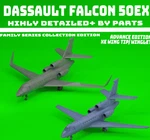 3D Printed Dassault Falcon 50 -ex Advance) (4 1) Plane Aircraft Jet Fighter. Fixed Price $580.00.