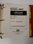 Gulfstream Commander Model 680V Airplane Flight Manual 5 June 1967. Fixed Price $46.00.