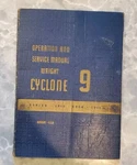 Wright Cyclone Engines C9GA, C9GB & C9GC Ops Service Handbook Manual. Fixed Price $100.00.