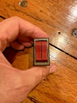 Carling Split Rocker Master Switch, S-1994-1-1. Fixed Price $24.50.