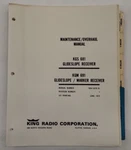 King Kgs 681 Receiver Kgm 691 Glideslope/marker Maintenance. Fixed Price $23.00.