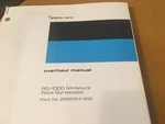 Sperry RG-1000 Rate Gyro 2589124-902 Overhaul Manual. Fixed Price $134.83.