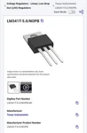 45PCS LM341T-5.0/NOPB TO-220-3 Linear Voltage Regulators 3-TERMINAL Pos Vltg. Fixed Price $65.00.