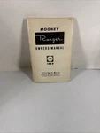 Mooney Ranger Owners Manual 1969 Models M20C Serial No. 690001 & Issue 1968. Fixed Price $15.00.