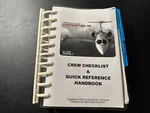 Bombardier Learjet 35/36 Crew Checklist Quick Reference Handbook. Fixed Price $132.50.