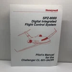 Honeywell SPZ-8000 Ifcs In Challenger 601-3A/3R Pilot's Guide Manual. Fixed Price $49.00.