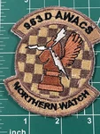 Usaf Force 963RD Airborne Control Squadron Northern Watch Patch. Fixed Price $29.74.