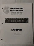 Garmin Gma 340/340H/340 Dual Adf Audio Panel Installation Manual-reproduction. Fixed Price $23.00.