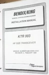 Allied Bendix King KTR993 Hf/ssb Transceiver Installation Manual KTR-993. Fixed Price $150.00.