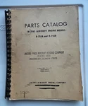 Jacobs Aircraft Engine Models R-755A And R-755B Parts Catalog Original. Fixed Price $64.81.