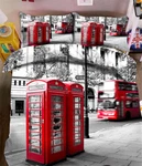 Telephone Booth 3D Printing Duvet Quilt Doona Covers Pillow Case Bedding Sets. Fixed Price $164.49.
