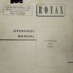 Rotax BA1001 Ac Generator Overhaul Manual. Fixed Price $140.14.