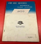 Edo Aire Mitchell AK519 Automatic Flight Systems Bulletin 628 Piper PA-24 PA-30. Fixed Price $19.99.