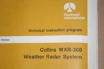 Rockwell Collins WXR-300 Weather Radar System Technical Instruction Manual Book. Fixed Price $150.00.