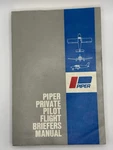 Vintage Piper Private Pilot Flight Briefers Manual 1970S Aviation Training. Fixed Price $24.99.