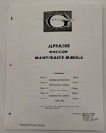 Genave ALPHA/500 Nav/com Maintenance Manual-copy. Fixed Price $20.70.