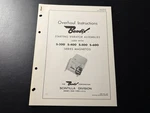 Bendix S-200, S-400, S-500, And S-600 Series Magnetos Overhaul Instructions. Fixed Price $39.40.
