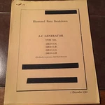 Bendix Ac Generator 28E19-31-A/B & 28E19-41-A/B Illustrated Parts Manual. Fixed Price $78.73.
