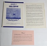 Bensen Gyro Copter Model 8M Engine Installation Operating Manual Original. Fixed Price $90.99.