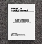 12" & 14" P4-350 Powershift Transmission Service Manual Fits Franklin P4-300. Fixed Price $19.97.