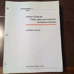 Collins TCAS-94 System Install Manual. Fixed Price $189.43.