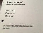 Bfgoodrich Stormscope WX-110 , WX-220 Install & Owner's Manual. Fixed Price $58.23.