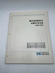 Hp 00489-90006 Microwave Amplifier 489A/491C Operating & Service Manual. Fixed Price $19.99.