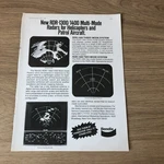 SAIR47 Magazine Advert 11X8 Bendix RDR-1300 Multi-mode Radars. Fixed Price $12.04.