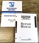 Wisconsin Tjd Thd Engine Service Parts Operators Manual Set Repair Workshop. Fixed Price $22.97.