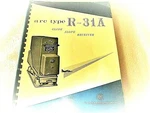 Arc Type R-31A Glide Slope Receiver Instruction Book Aircraft Radio Corp. 1962. Fixed Price $49.95.