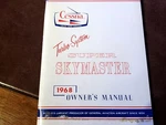 1968 Cessna T337C Turbo Super Skymaster Owner's Manual. Fixed Price $93.68.