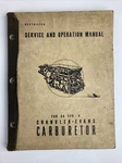 Chandler-evans Ceco 58 CPB-4 Carburetor Service Operation Manual B-29. Fixed Price $125.00.