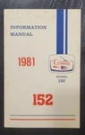 1981 Cessna Information Manual Handbook Model 152. Fixed Price $19.50.
