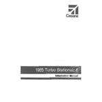 New Cessna Turbo U206G Stationair 1985 Pilot's Information Manual (D1283-13). Fixed Price $216.00.
