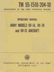 350 P. 1963 Grumman OV-1A OV-1V OV-1C Mohawk Operator's Flight Manual On Cd. Fixed Price $19.99.